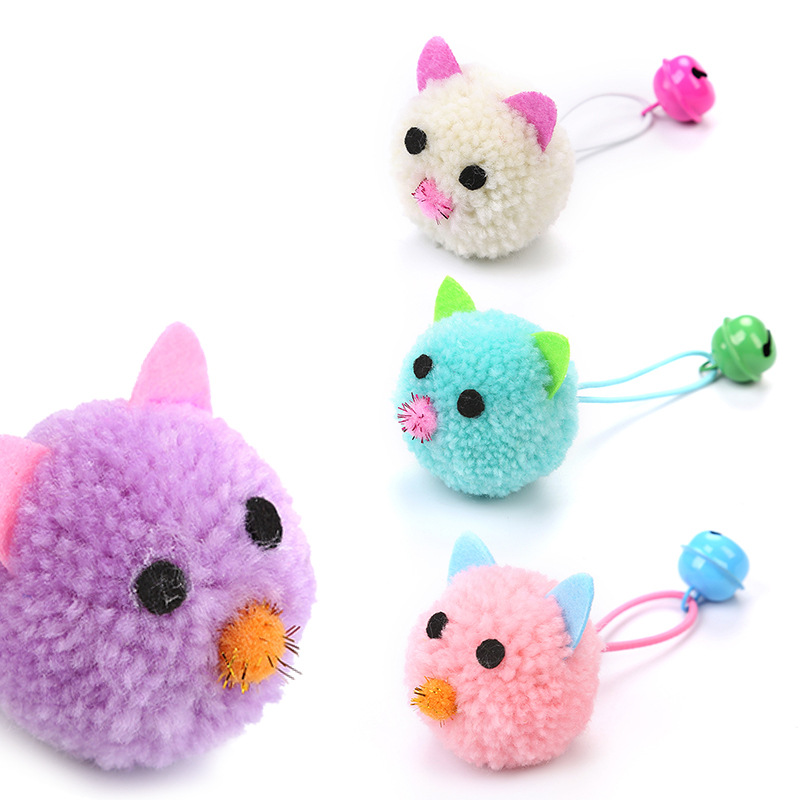 Catnip Interactive Plush Mouse - Neues katzenspielzeug in Mausform mit Glöckchen