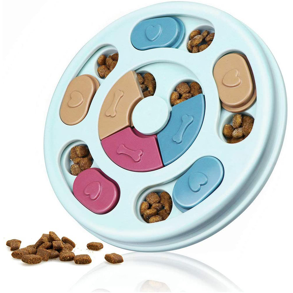 Dog Puzzle Feeder Toy - Hund Puzzle Spielzeug Langsam Feeder Erhöhen