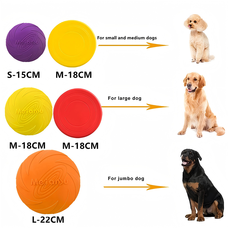 Silikon-Flugscheiben-Spielzeug – Flying Disc Dog Training Toy Bewertung und Preis