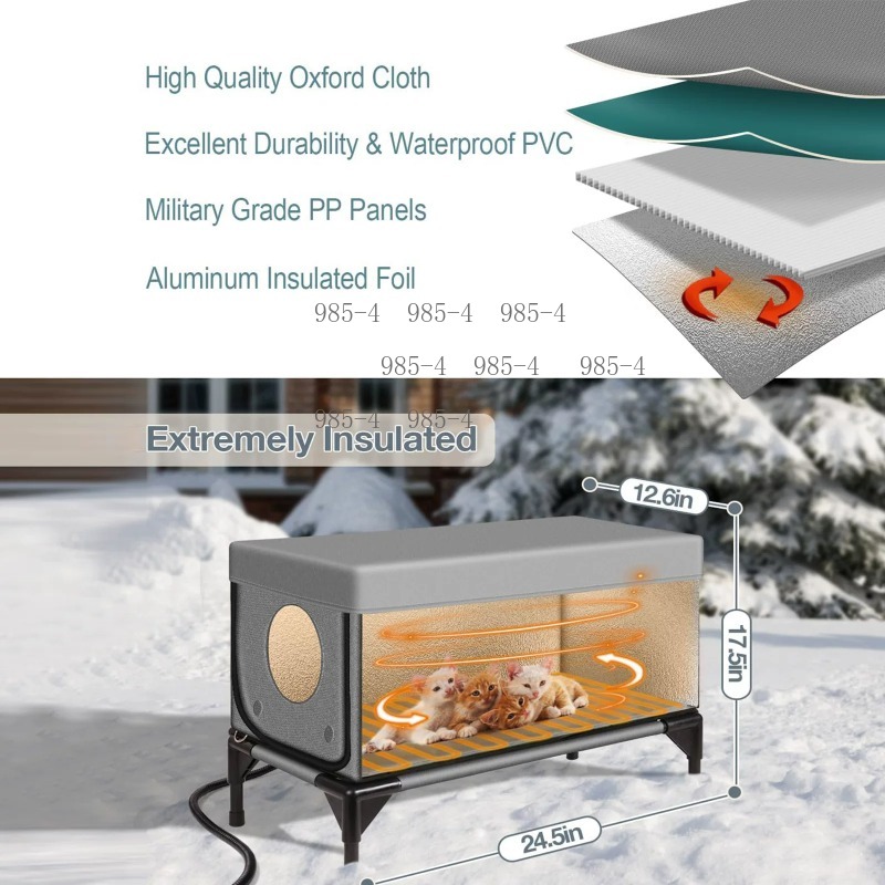 Elektrisch Beheiztes Outdoor-H – Pet Beds Bewertung und Preis