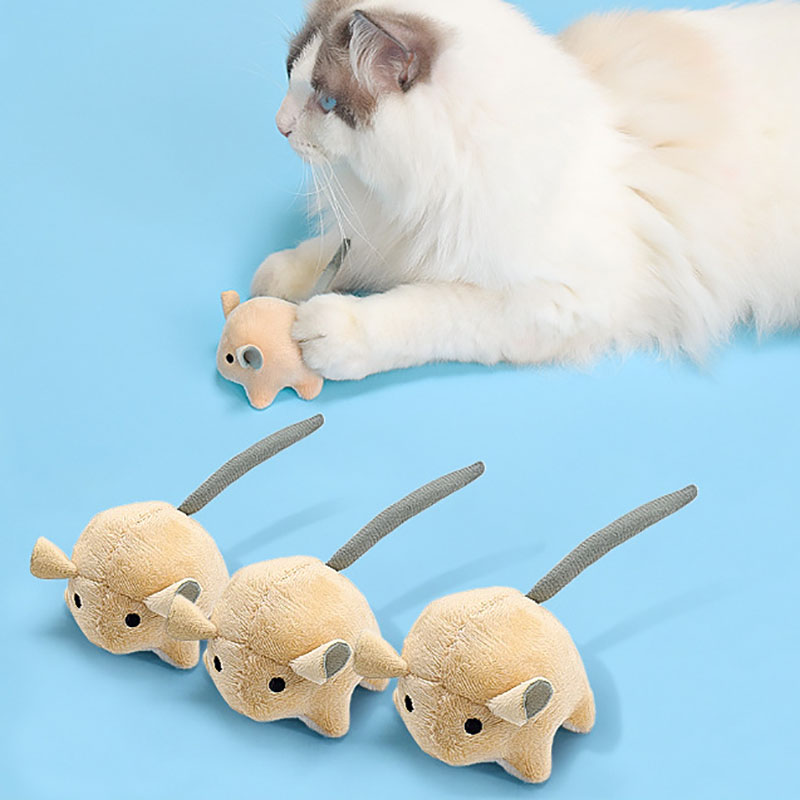 Plüsch-Katzenminze-Mäuse Spiel – Catnip Interactive Plush Mouse Bewertung und Preis